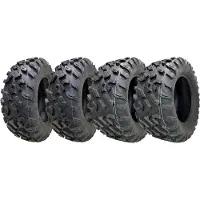 Parnells 27x11.00R14 & 27x9.00R14 ATV-banden met 6 lagen, OBOR Cypress Road Legal (set van 2 & 2)