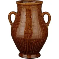 Mica Decorations Elena vase brown - l29xw25,5xh38,5cm