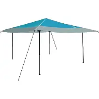 vidaXL Paviljoen-tent, 395 x 395 x 251 cm, blauw, stof