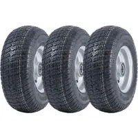 Parnells 13x5.00-6 Grasmaaierbanden &amp; Velgen Wanda P332- 25mm 6205 Lagers (set van 3)