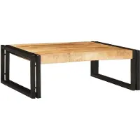 vidaXL Badkamerrek voor Bruin 65 x 50 x 23 cm Massief ruwe mango hout
