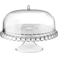 Guzzini Tiffany Taartplateau met stolp M transparant - Ø300mm