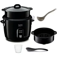 Tefal Rijstkoker Classic 2 YY4351 met stoommandje 600 W Zwart
