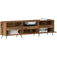 vidaXL TV Kast 150 x 30 x 44,5 cm Oud hout Bewerkt hout