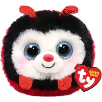 TY Teeny Puffies Izzy Ladybug 10 cm