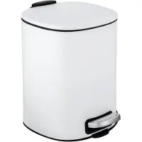 Wenko Alassio afvalemmer 5,0 l wit