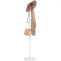 vidaXL Kapstok 177 cm gepoedercoat ijzer wit