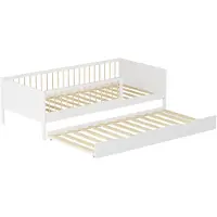 Happy Garden Kinder onderschuifbed 190x90cm wit ADAM