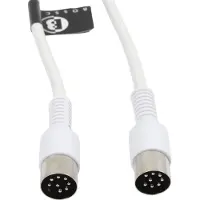 BOSSCOM premium DIN 8-pins / Powerlink PL8 kabel voor B&O | wit | 10 meter