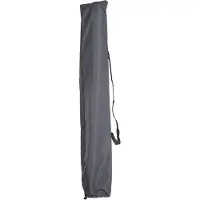 Mendler Beschermhoes voor een 3 meter parasol, afdekhoes met trekkoord, antracietkleurig