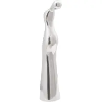 vidaXL Sculptuur zilver 10 x 16 x 49 cm Aluminium