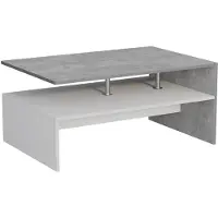 Vicco Amato Salontafel – 90 x 52.6 cm Beton/Wit