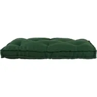 vidaXL Pallet Sofa Kussen Groen 120 x 80 x 12 cm Stof