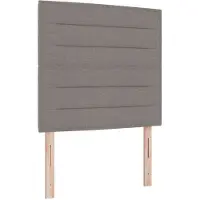 vidaXL Hoofdbord Taupe 100 cm Stof