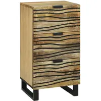 vidaXL Dressoir met lade Bruin 40 x 33 x 75 cm massief mangohout