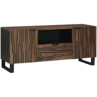 vidaXL TV Eenheden 105 x 33 x 46 cm Walnotenhout Bewerkt hout