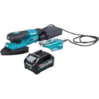 Makita Slijpmachine + polijstmachine, BO 006 CGM1 Snoerloze deltaschuurmachine 40 V max. 100 x 150 mm 3,0 mm slag Borstelloos + 1x (Delta schuurmachines)