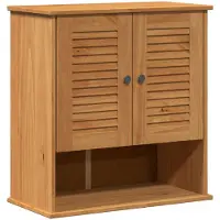 vidaXL Badkamerkast VIGO Bruin en Honingbruin 67,5 x 34 x 71,5 cm
