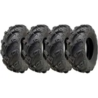 Parnells 25x8.00-12 ATV- en quadband OBOR Mudsling WU05, E-keur, goedgekeurd voor de openbare weg, 165 kg (set van 4)