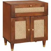 vidaXL Nachttafels met lade 50 x 33 x 60 cm Massief Mango Hout