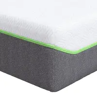 vidaXL Matras Wit en Grijs 120 x 200 cm Jacquard stof