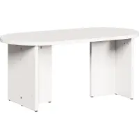 vidaXL Salontafel, wit, 80 x 39,5 x 35 cm, massief grenenhout