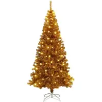 vidaXL Kerstboom Goud 180 cm PET