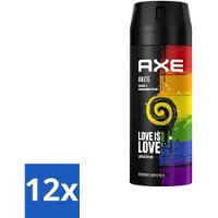 Axe 12 x - Deodorant Spray - Unite - Verzorgend - Kruidige Geur - 150 ml - Deodorant - Mannelijke Geur - Kruidige Geur - Deodorant Spray - 48 Uur Bescherming