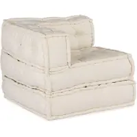 vidaXL Modulebankeenheid Stof Crèmekleurig 210 x 140 x 56 cm