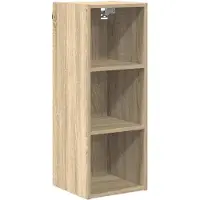 vidaXL Hangkast Sonoma Eik 30 x 29,5 x 80 cm Bewerkt hout