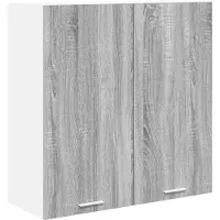 vidaXL Hangkast Grijs Sonoma 80 x 31 x 80 cm Bewerkt hout