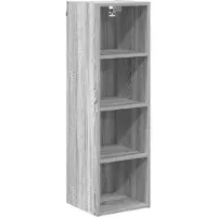 vidaXL Hangkast Grijs Sonoma 30 x 29,5 x 100 cm Bewerkt hout