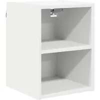 vidaXL Hangkast Wit 30 x 29,5 x 40 cm Bewerkt hout