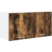 vidaXL Hangkast Rook Eiken 80 x 31 x 40 cm Bewerkt hout