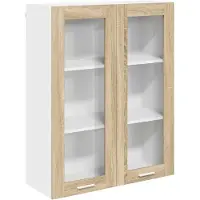 vidaXL Hangkast Sonoma Eik 80 x 31 x 100 cm Bewerkt hout