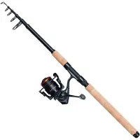 Kinetic Zathar Tele 1000fd Spinning Combo Goud 1.80 m / 3-15 g