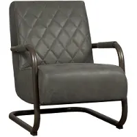 Tower Living Fauteuil Civo - Microleder - Antraciet -