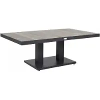 Qopps Tuintafel Camos - Hoogte verstelbaar - Aluminium - Rechthoek -