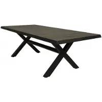 Qopps Tuintafel Ottowa - uitschuifbaar - Keramiek - Aluminium -
