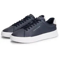 Tommy Hilfiger Sneakers laag 'Logo Court With' marine / wit
