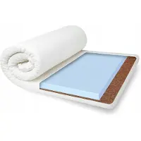 Syma Topper Matras 80x200 cm H3 - Schuim & Kokos met Afneembare Hoes