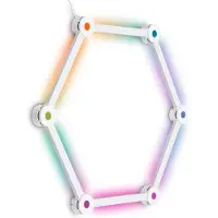 Briloner LED wandlamp voor binnen, dimbare LED wandlamp, RGB, afstandsbediening, modulair, muziek