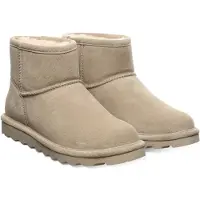 Bearpaw Alyssa dames winter enkellaars lamsvacht laars 2130W Beige