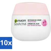 Garnier - SkinActive - Botanische Dagcrème - Rozenwater - Droge & Gevoelige Huid - 50 ml - Bulkverpakking - 10 stuks