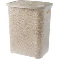 Kadax K135 Serie Wasmand 55L Crème Kunststof Duurzaam