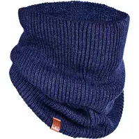Norfolk - 70% Merino Wol Nekwarmer - Premium Gebreide, Zacht en Warm Sjaal - Blauw - Dover