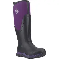 Muck Boots Arctic Sport II Lange Rubber Dames Zwart/Acai Winter Kniehoge Boots