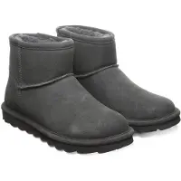 Bearpaw Alyssa dames winter enkellaars lamsvacht laars 2130W Gadget Grijs