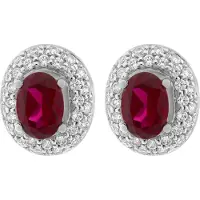 Orphelia 'Udine' Dames 925 Sterling Zilveren Oorbellen - Zilver ZO-7236/RU