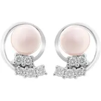 Orphelia 'Alanna' Dames 925 Sterling Zilveren Stud Oorbellen - Zilver ZO-7117